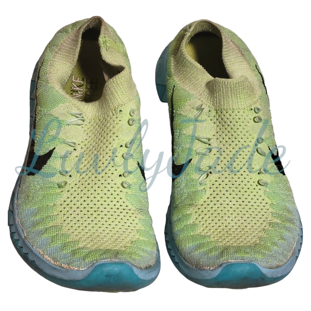 NIKE Womens Free 3.0 Flyknit Running Shoes Size 7 Good Condition No Shoe…